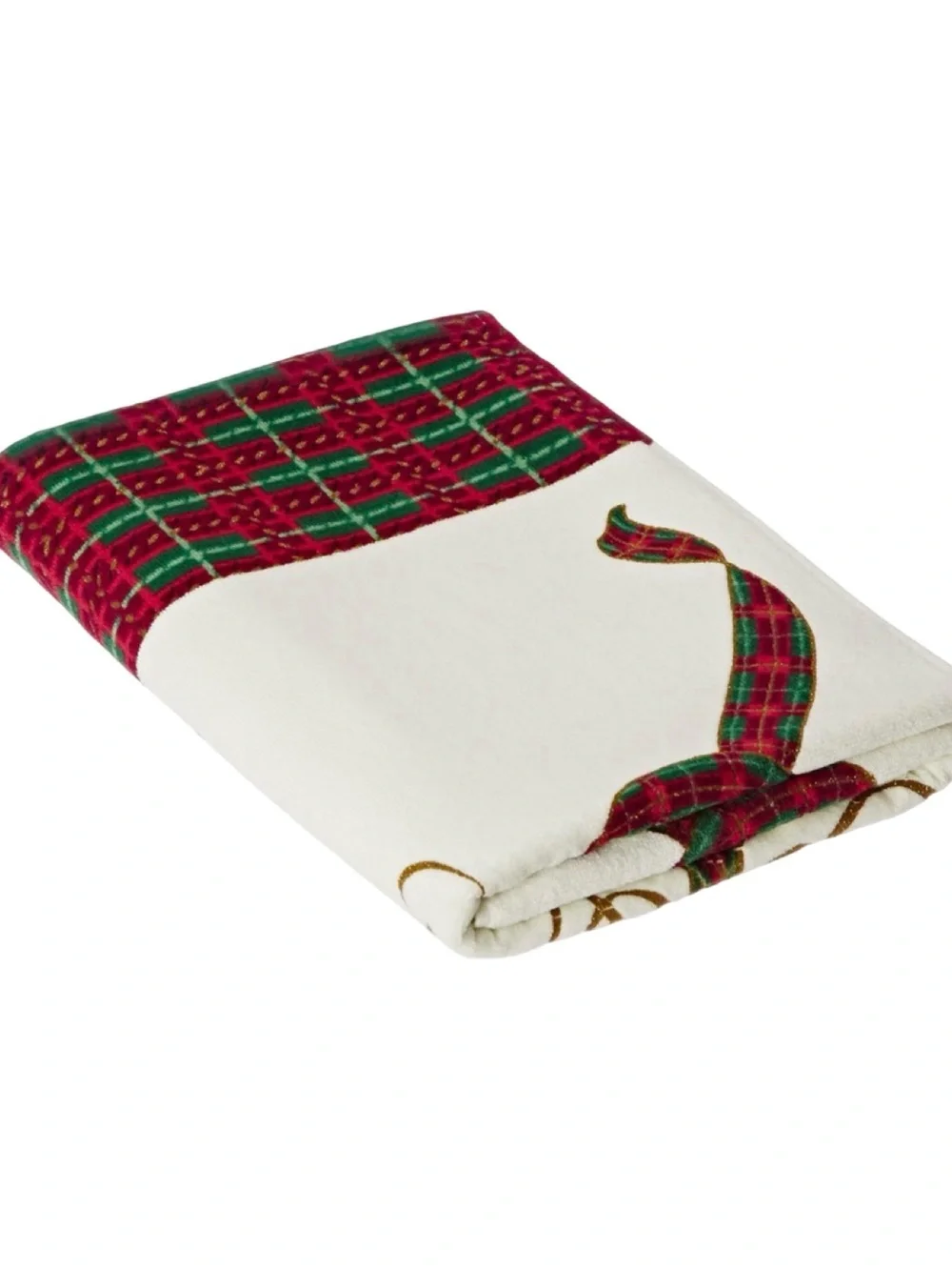 Lenox Set of 2 Holiday Nouveau Finger Tip Towels Traditional Christmas